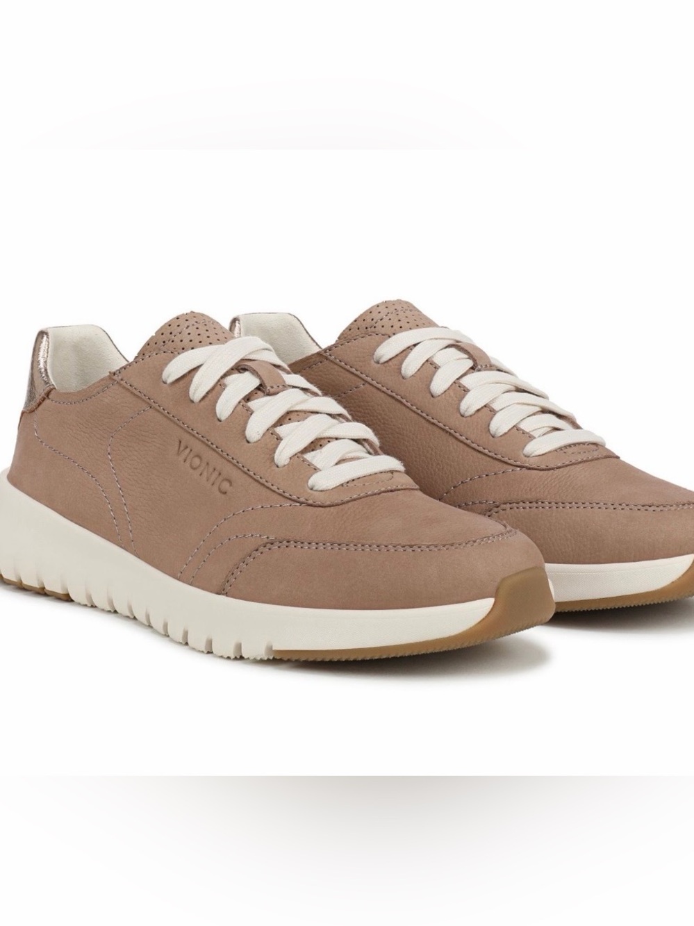 Vionic Women’s Uptown Sneakers Desert Sand Size 6.5 Planter Fasciitis Support
